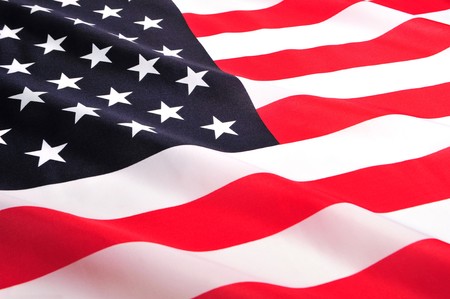 Photo of USA National Flag, close-upの写真素材