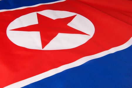 Flag of North Korea の写真素材