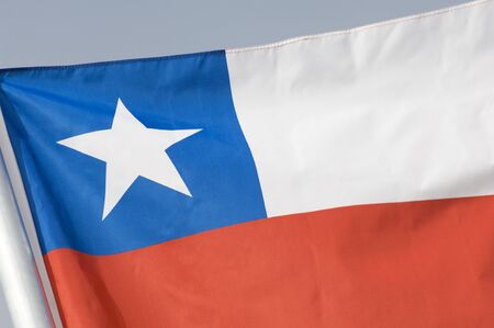 Photo of the flag of Chileの写真素材