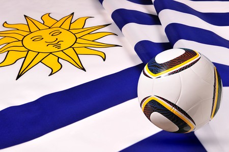 Photo of the flag of Uruguayの写真素材