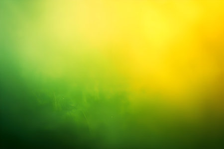 Yellow-green gradient, bright color, background, illustration, Generative AIの素材