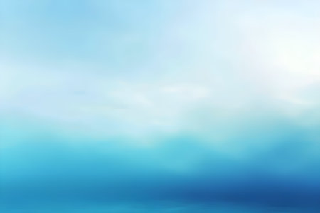 Blue-white gradient, cool tone, background, illustration. Generative AIの素材