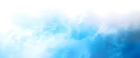 Blue-white gradient, cool tone, background, illustration. Generative AIの素材