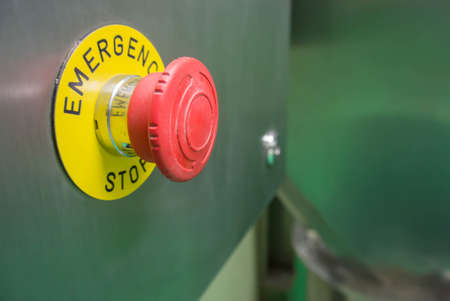 emergency button selective focus or soft focus