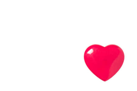 heart shape valentine on white backgroundの写真素材