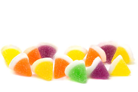 colorful jelly as a texture backgroundの写真素材