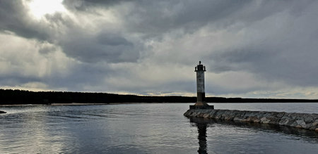 Lighthouse Vuohensaloの写真素材