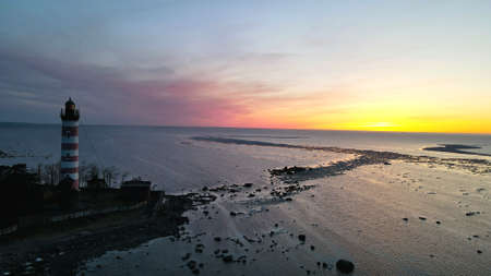 Shepelevsky Lighthouseの写真素材