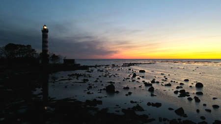 Shepelevsky Lighthouseの写真素材