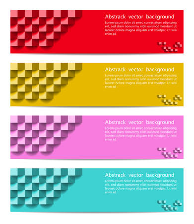 Banner geometric texture. Vector background design, website background.vector illustration.のイラスト素材