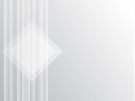 Abstract white and gray color geometric technology modern background.のイラスト素材