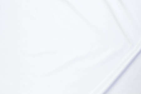 white fabric texture background,crumpled white cloth background.の写真素材