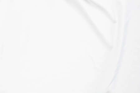 white fabric texture background,crumpled white cloth background.の写真素材