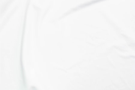 white fabric texture background,crumpled white cloth background.の写真素材