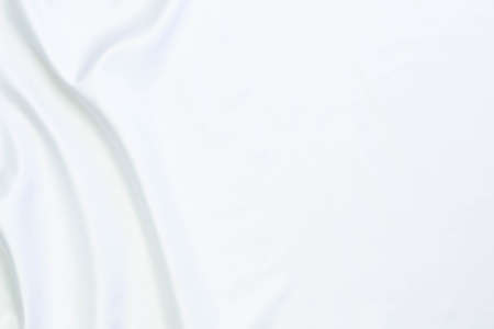 White fabric texture that is white cloth surface background with beautiful soft blur pattern.の写真素材