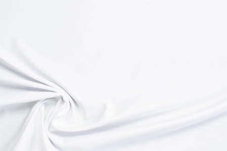 White fabric texture that is white cloth surface background with beautiful soft blur pattern.の写真素材