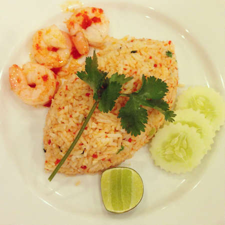 Shrimp fried riceの素材