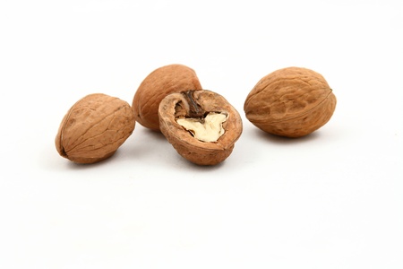 walnuts isolated