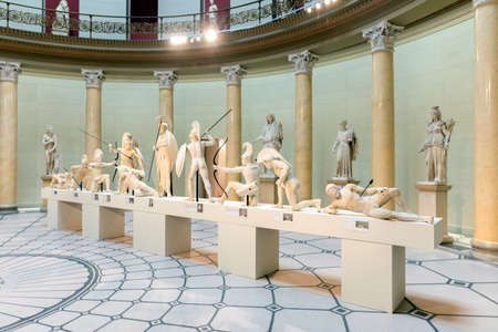 BERLIN, GERMANY - FEBRUARY 2, 2016: The Altes Museum is a museum building on Museum Island in Berlin, Germany. Since restoration work in 2010/11, it houses the Antikensammlung of the Berlin State Museums.のeditorial素材