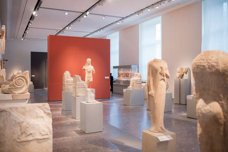 BERLIN, GERMANY - FEBRUARY 2, 2016: The Altes Museum is a museum building on Museum Island in Berlin, Germany. Since restoration work in 2010/11, it houses the Antikensammlung of the Berlin State Museums.のeditorial素材