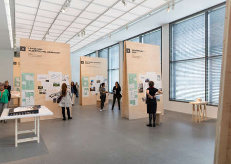 MUNICH, GERMANY - FEB 3 2016: The Pinakothek der Moderne is a modern art museum, situated in the city centre of Munich, Germany. It was designed by German architect Stephan Braunfelsのeditorial素材