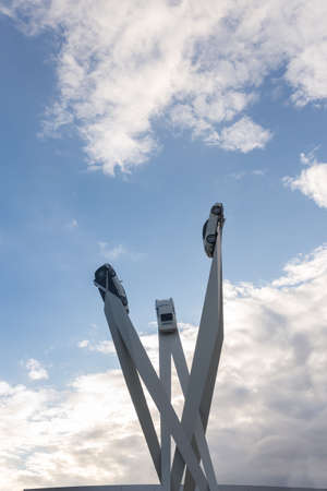 STUTTGART, GERMANY - SEP 18 2015: The Porsche Museum is an automobile museum in the Zuffenhausen...