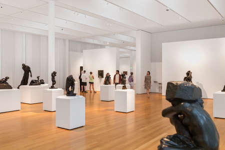 RALEIGH, NORTH CAROLINA - JULY 21, 2015: The North Carolina Museum of Art is an art museum in Raleigh, North Carolina which opened in 1956 as the first major museum collection in the country to be formed by State legislation and funding.のeditorial素材