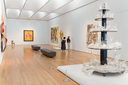 RALEIGH, NORTH CAROLINA - JULY 21, 2015: The North Carolina Museum of Art is an art museum in Raleigh, North Carolina which opened in 1956 as the first major museum collection in the country to be formed by State legislation and funding.のeditorial素材