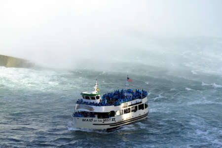 Maid of the mist - A boat ride of your lifeのeditorial素材