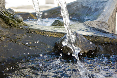 Detail of a  fountainの写真素材