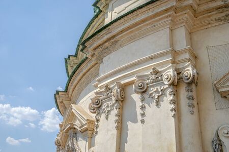Dome of the St. Nicolas church in Prague