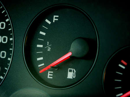 out of gasの写真素材