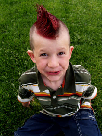 punk kidの写真素材