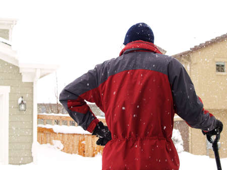 Holiday Blizzard of 2006, Denver, COの写真素材