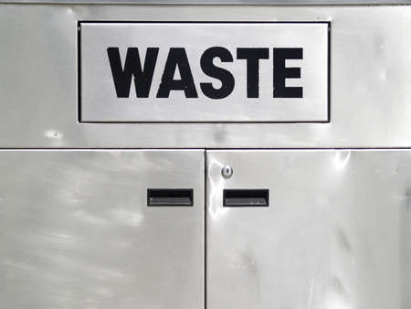 Industrial trash containerの写真素材