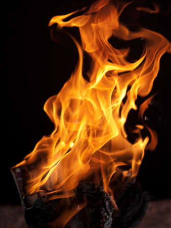Fire textureの写真素材