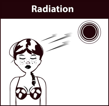 vector illustration of a Heat Transferのイラスト素材