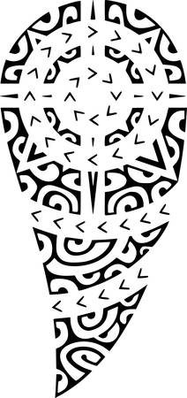 Tribal tattooのイラスト素材