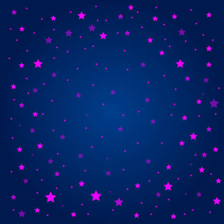 Vector Astronomical background. The stars in the night sky.のイラスト素材