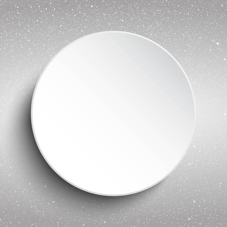 Vector white frame on a background of snow.のイラスト素材