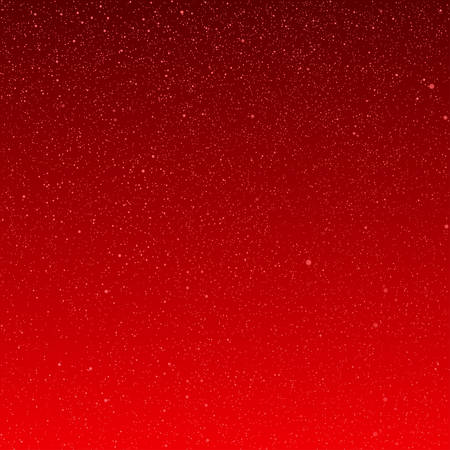Vector background with snowflakes. Red ice storm.のイラスト素材