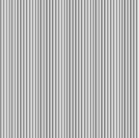 Pattern texture of crumpled paper in the volume of vertical lines for notes. Can be used for wallpaper, pattern fills, web page background, surface textures. Grey galousie.のイラスト素材