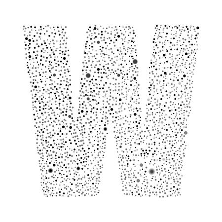 Letter vector design. Excellent illustration. Modern numbers circle bubble grey symbol icon.のイラスト素材