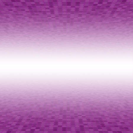 Mosaic Tile Circle Vector Background. Perspective Halftone Fone. Pink Background. Vector illustration for Web Design.のイラスト素材