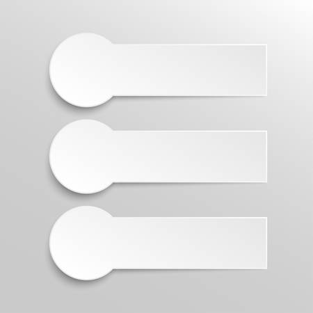 Paper template for business design, infographics. illustration .  object for your idea. Mockup.のイラスト素材