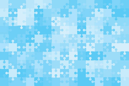 Vector Blue 150 Puzzles Pieces Jigsawのイラスト素材