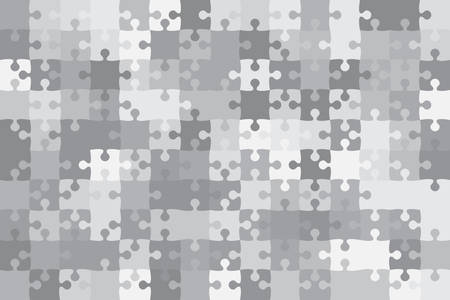 Vector Grey 150 Puzzles Pieces Jigsawのイラスト素材