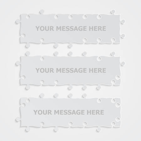 3 White Pieces Puzzle Rectangle Banner. Puzzle Signboard. Pieces Puzzles Background. Plate Puzzle. Store Board Pieces. Information Design. Jigsaw Shop Signboard. Rectangle Poster. Showcase Puzzles.のイラスト素材