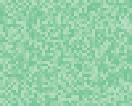 Green Square Mosaic Tiles Background. Background with Abstract Polygonal Pixels. Random Tiles....
