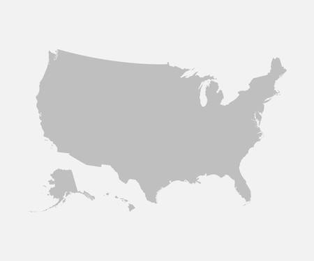 Creative vector United States of America country map creative dots isolated on background. Flat state template for trip, pattern, celebration poster. National beautiful points modern sign conceptのイラスト素材